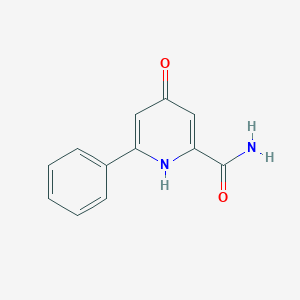 4-oxo-6-phenyl-1H-pyridine-2-carboxamide