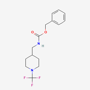 Benzyl ((1-(trifluoromethyl)piperidin-4-yl)methyl)carbamate