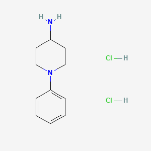 molecular formula C11H18Cl2N2 B1396523 1-苯基哌啶-4-胺二盐酸盐 CAS No. 1082662-38-1
