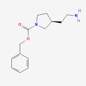 (R)-benzyl 3-(2-aminoethyl)pyrrolidine-1-carboxylate