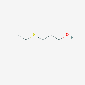 molecular formula C6H14OS B1396525 1-Propanol, 3-[(1-methylethyl)thio]- CAS No. 5921-64-2