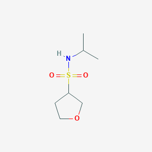 molecular formula C7H15NO3S B13965282 N-isopropyltetrahydrofuran-3-sulfonamide 