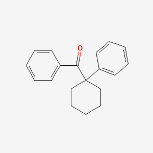 molecular formula C19H20O B13965305 Phenyl-(1-phenylcyclohexyl)methanone CAS No. 41848-75-3