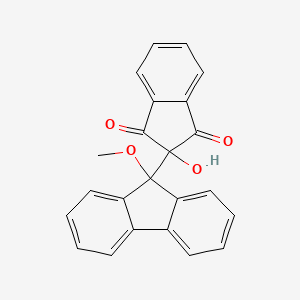 2-Hydroxy-2-(9-methoxy-9H-fluoren-9-yl)-1H-indene-1,3(2H)-dione