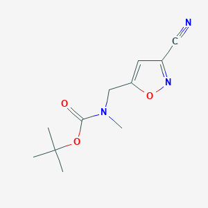 Tert-butyl (3-cyanoisoxazol-5-yl)methylmethylcarbamate