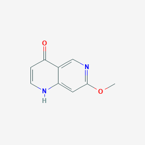 molecular formula C9H8N2O2 B1396537 7-甲氧基-1H-1,6-萘啶-4-酮 CAS No. 952138-18-0