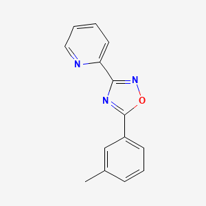 3-(Pyridin-2-yl)-5-(3-methylphenyl)-1,2,4-oxadiazole