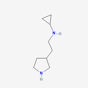 N-(2-(pyrrolidin-3-yl)ethyl)cyclopropanamine