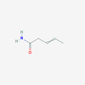 B1396555 3-Pentenamide, (E)- CAS No. 133099-99-7