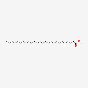 molecular formula C28H56O2 B13965586 Methyl 5-methylhexacosanoate CAS No. 55335-02-9