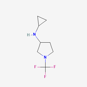 N-cyclopropyl-1-(trifluoromethyl)pyrrolidin-3-amine