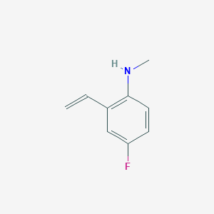 2-Ethenyl-4-fluoro-N-methylaniline