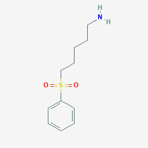 B1396568 1-Pentanamine, 5-(phenylsulfonyl)- CAS No. 944325-14-8