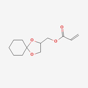 (1,4-Dioxaspiro[4.5]decan-2-yl)methyl prop-2-enoate