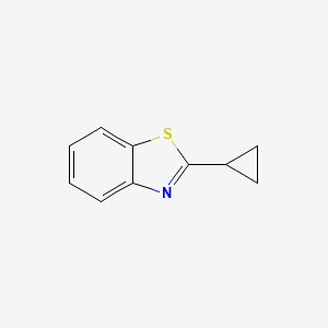 molecular formula C10H9NS B1396571 2-环丙基-1,3-苯并噻唑 CAS No. 1248473-57-5