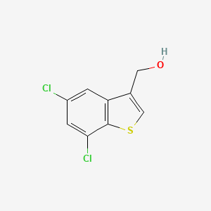 (5,7-Dichlorobenzo[b]thiophen-3-yl)methanol