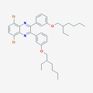 5,8-Dibromo-2,3-bis(3-(2-ethylhexyloxy)phenyl)quinoxaline