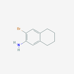 3-bromo-5,6,7,8-tetrahydronaphthalen-2-amine