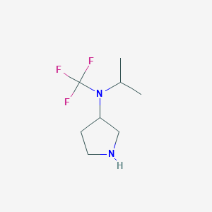 N-isopropyl-N-(trifluoromethyl)pyrrolidin-3-amine