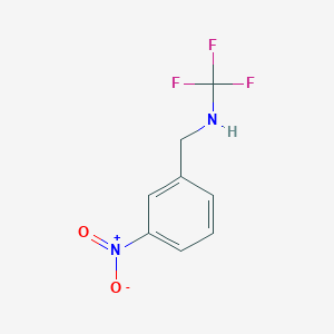 1,1,1-trifluoro-N-(3-nitrobenzyl)methanamine