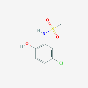 molecular formula C7H8ClNO3S B13965826 N-(5-Chloro-2-hydroxyphenyl)methanesulfonamide 