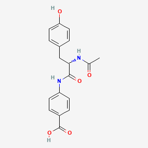 4-((N-Acetyl-L-tyrosyl)amino)benzoic acid