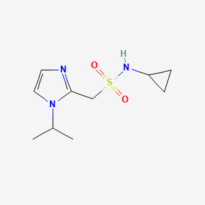 N-cyclopropyl-1-(1-isopropyl-1H-imidazol-2-yl)methanesulfonamide