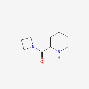 B1396584 2-(Azetidine-1-carbonyl)piperidine CAS No. 1849187-83-2