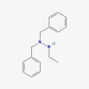 B1396585 N,N-Dibenzyl-N'-ethylhydrazine CAS No. 40755-48-4