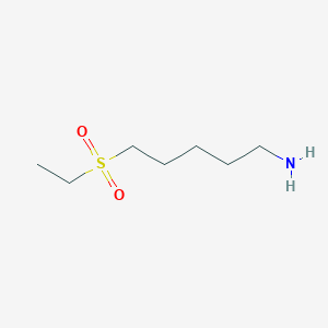 molecular formula C7H17NO2S B1396592 5-乙磺酰基-戊胺 CAS No. 1343968-95-5