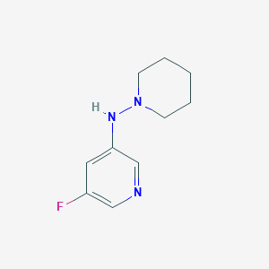 B1396594 5-Fluoro-N-(piperidin-1-yl)pyridin-3-amine CAS No. 1707358-02-8