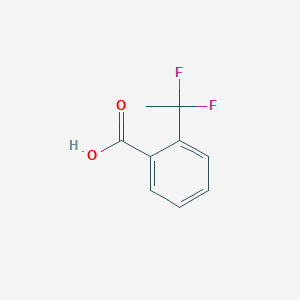 molecular formula C9H8F2O2 B1396595 2-(1,1-二氟乙基)苯甲酸 CAS No. 892390-46-4