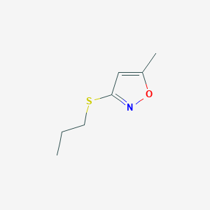 5-Methyl-3-(propylthio)isoxazole