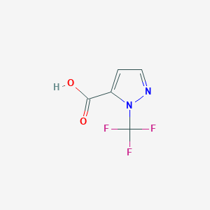 molecular formula C5H3F3N2O2 B1396598 2-(三氟甲基)吡唑-3-甲酸 CAS No. 2090733-07-4