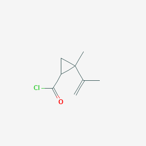 2-Methyl-2-(prop-1-en-2-yl)cyclopropane-1-carbonyl chloride