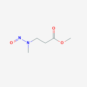 molecular formula C5H10N2O3 B013966 3-[甲基(亚硝基)氨基]丙酸甲酯 CAS No. 383417-47-8