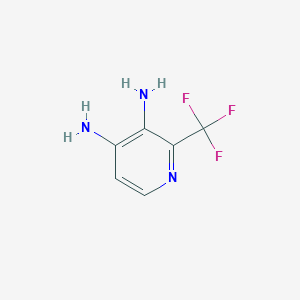 molecular formula C6H6F3N3 B1396602 3,4-Diamino-2-(trifluoromethyl)pyridine CAS No. 1227581-91-0