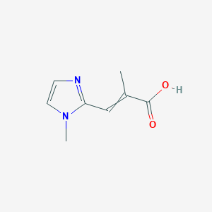 2-Methyl-3-(1-methyl-1H-imidazol-2-yl)prop-2-enoic acid