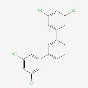 molecular formula C18H10Cl4 B13966039 1,3-Bis(3,5-dichlorophenyl)benzene 