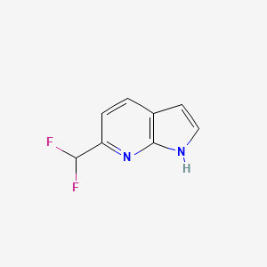 1H-Pyrrolo[2,3-b]pyridine, 6-(difluoromethyl)-