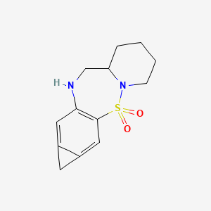 2lambda6-Thia-3,10-diazatetracyclo[9.5.0.03,8.013,15]hexadeca-1(11),12,15-triene 2,2-dioxide