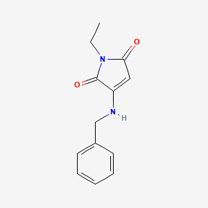 3-(Benzylamino)-1-ethyl-1H-pyrrole-2,5-dione