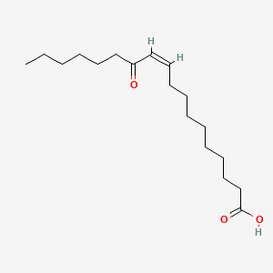 molecular formula C18H32O3 B13966161 10-Octadecenoic acid, 12-oxo- CAS No. 69727-30-6