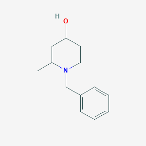 molecular formula C13H19NO B1396621 1-苄基-2-甲基哌啶-4-醇 CAS No. 1284529-42-5