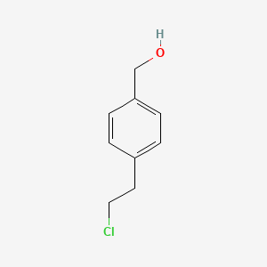 molecular formula C9H11ClO B1396624 [4-(2-Chloroethyl)phenyl]methanol CAS No. 1008517-68-7
