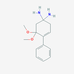 molecular formula C14H20N2O2 B13966378 [1,1-Biphenyl]-4,4-diamine, 2,2-dimethoxy- 