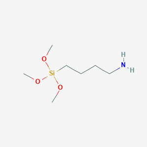 molecular formula C7H19NO3Si B13966389 1-Butanamine, 4-(trimethoxysilyl)- CAS No. 15005-59-1