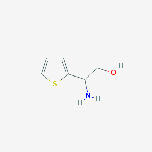 molecular formula C6H9NOS B1396640 [2-羟基-1-(噻吩-2-基)乙基]胺 CAS No. 171661-56-6