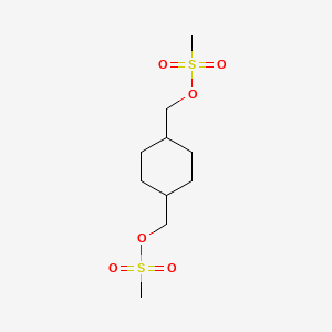 molecular formula C10H20O6S2 B13966413 (Cyclohexane-1,4-diyl)bis(methylene) dimethanesulfonate CAS No. 35541-77-6