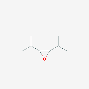 molecular formula C8H16O B13966427 Oxirane, 2,3-bis(1-methylethyl)- CAS No. 343268-81-5